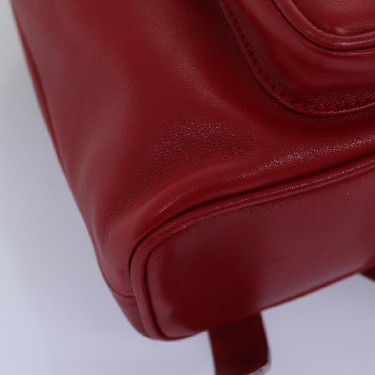 GUCCI Bamboo Backpack Leather Red 003 2852 0030 0 mr165