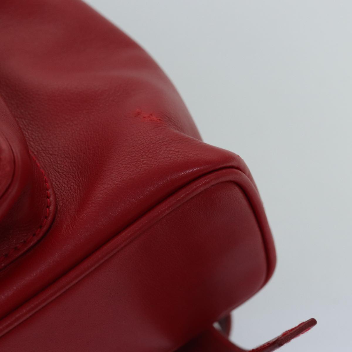 GUCCI Bamboo Backpack Leather Red 003 2852 0030 0 mr165