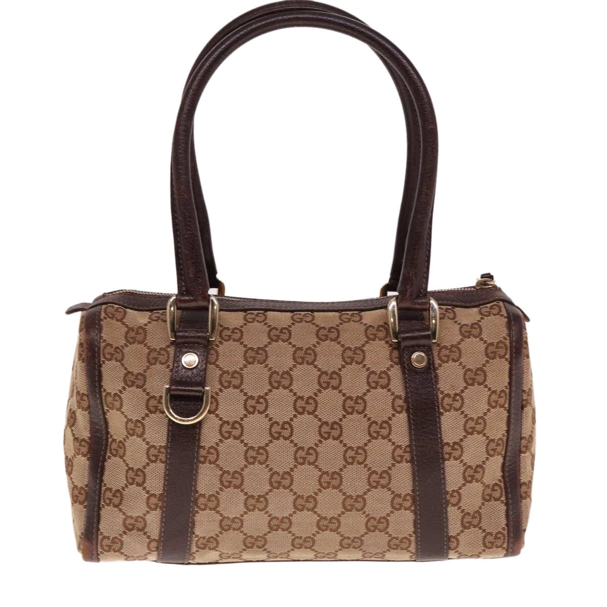 GUCCI GG Canvas Hand Bag Beige 130942 mr232