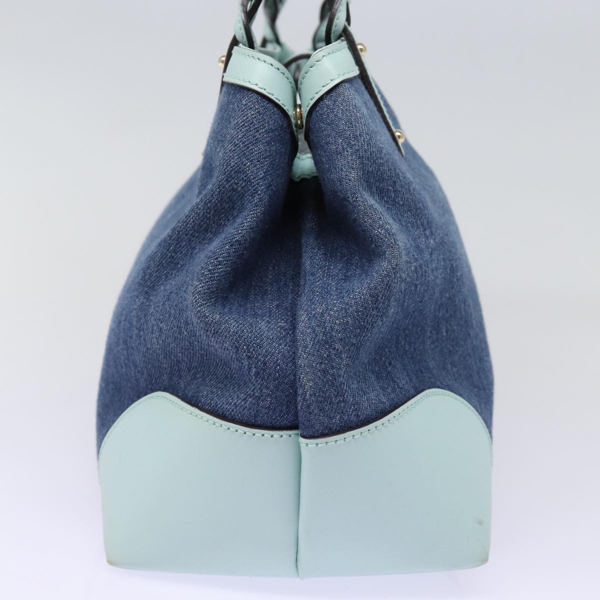 GUCCI Tote Bag Denim Navy 348715 mr243