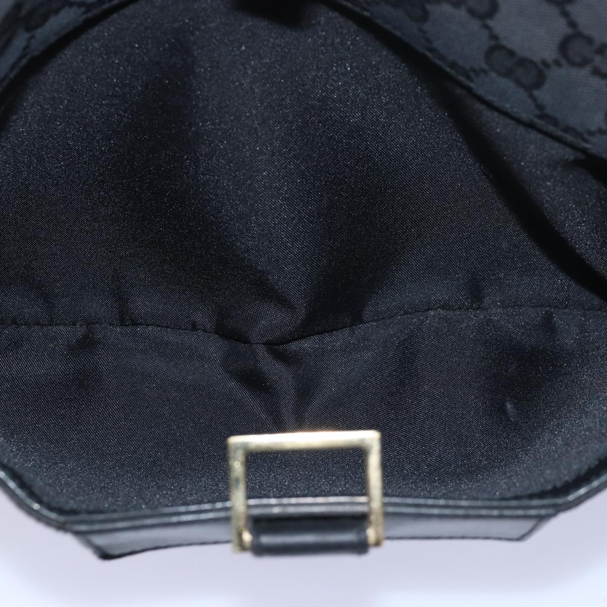 GUCCI Sherry Line GG Canvas Shoulder Bag Black White 001 4094 mr271