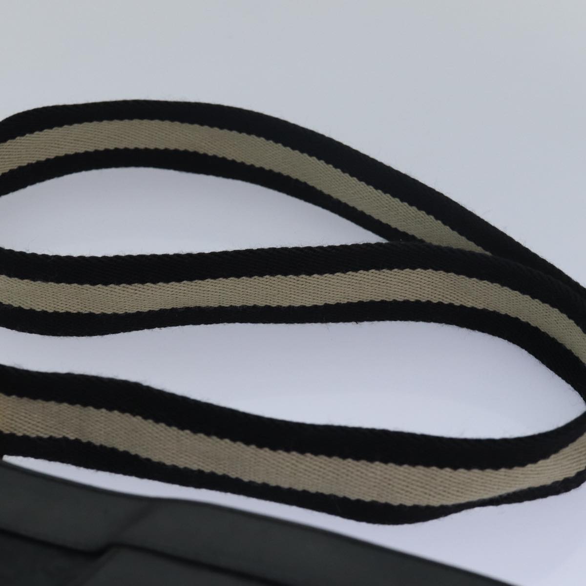 GUCCI Sherry Line GG Canvas Shoulder Bag Black White 001 4094 mr271