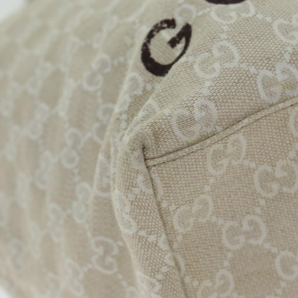 GUCCI Tote Bag Canvas Beige 283416 mr293