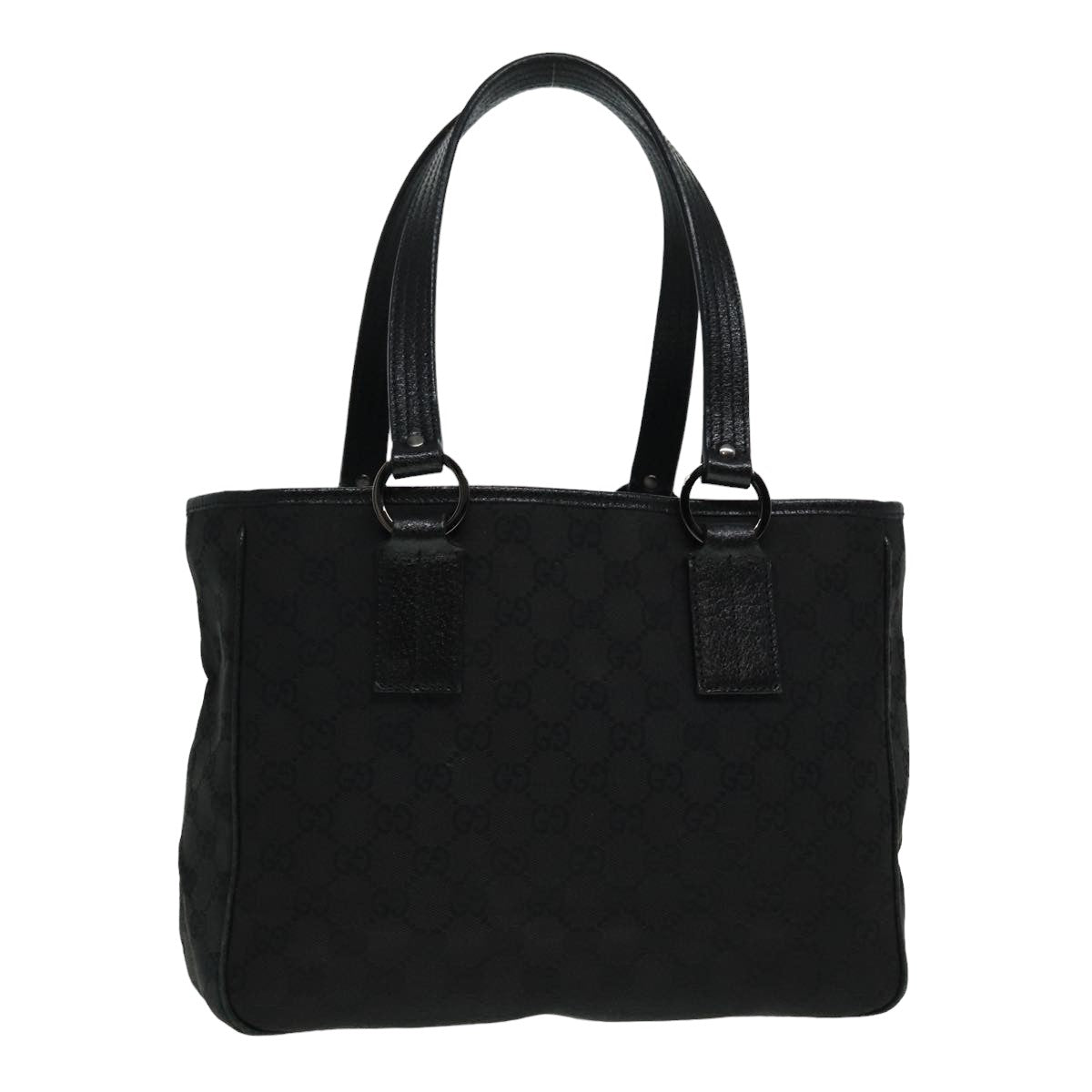 GUCCI GG Canvas Hand Bag Black 113019 mr295