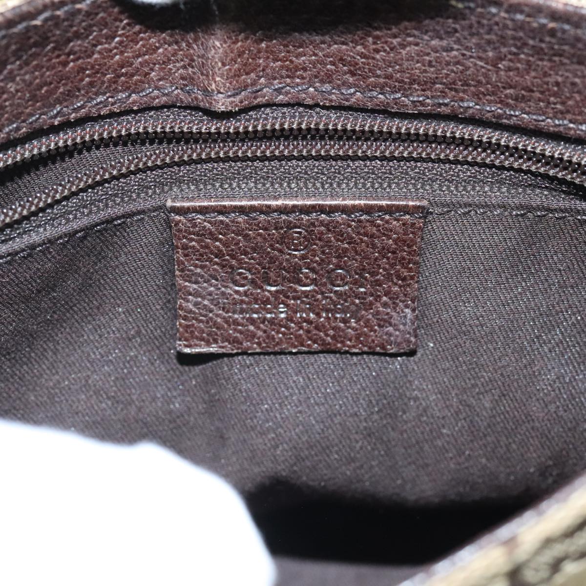 GUCCI GG Canvas Waist bag Beige Silver mr648