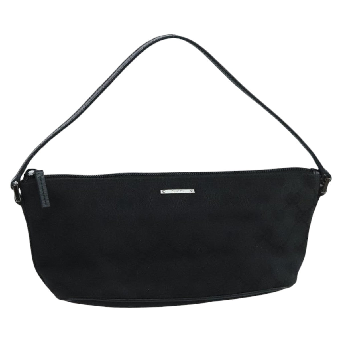 GUCCI GG Canvas Accessory Pouch Black 07198 mr685