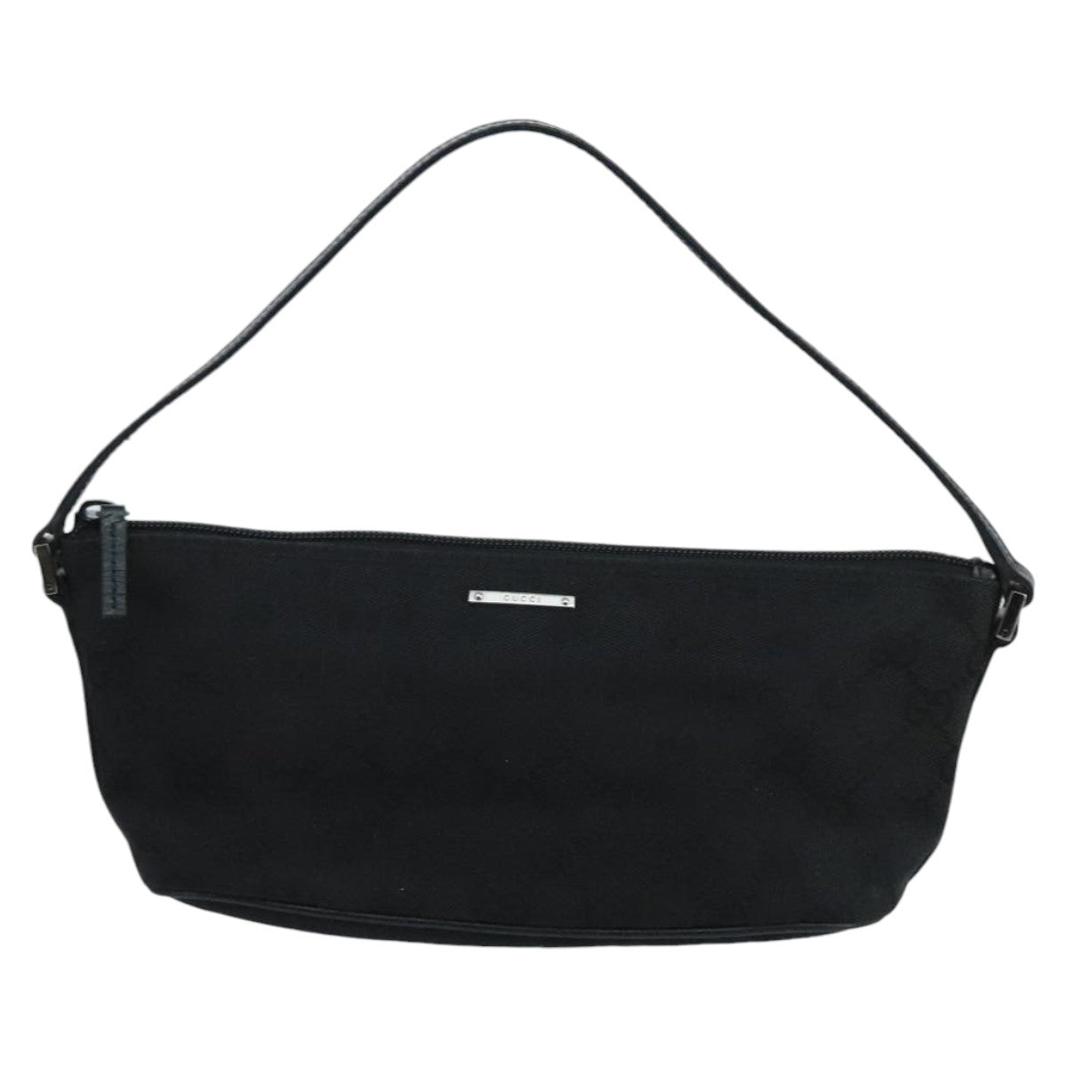 GUCCI GG Canvas Accessory Pouch Black 07198 mr685