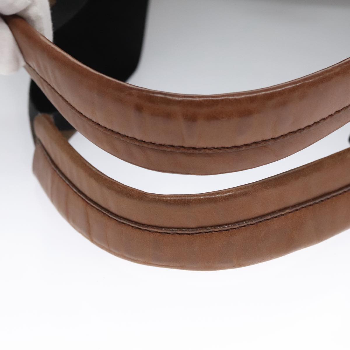 FENDI Zucca Canvas Tote Bag Brown Black mr739