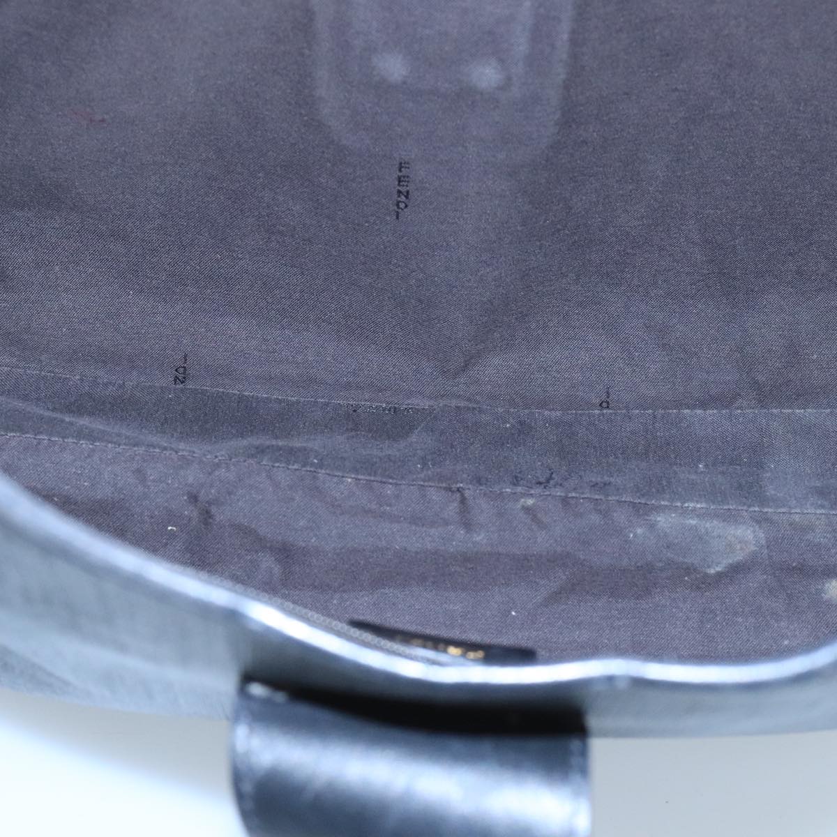 FENDI Zucchino Canvas Shoulder Bag Black mr746