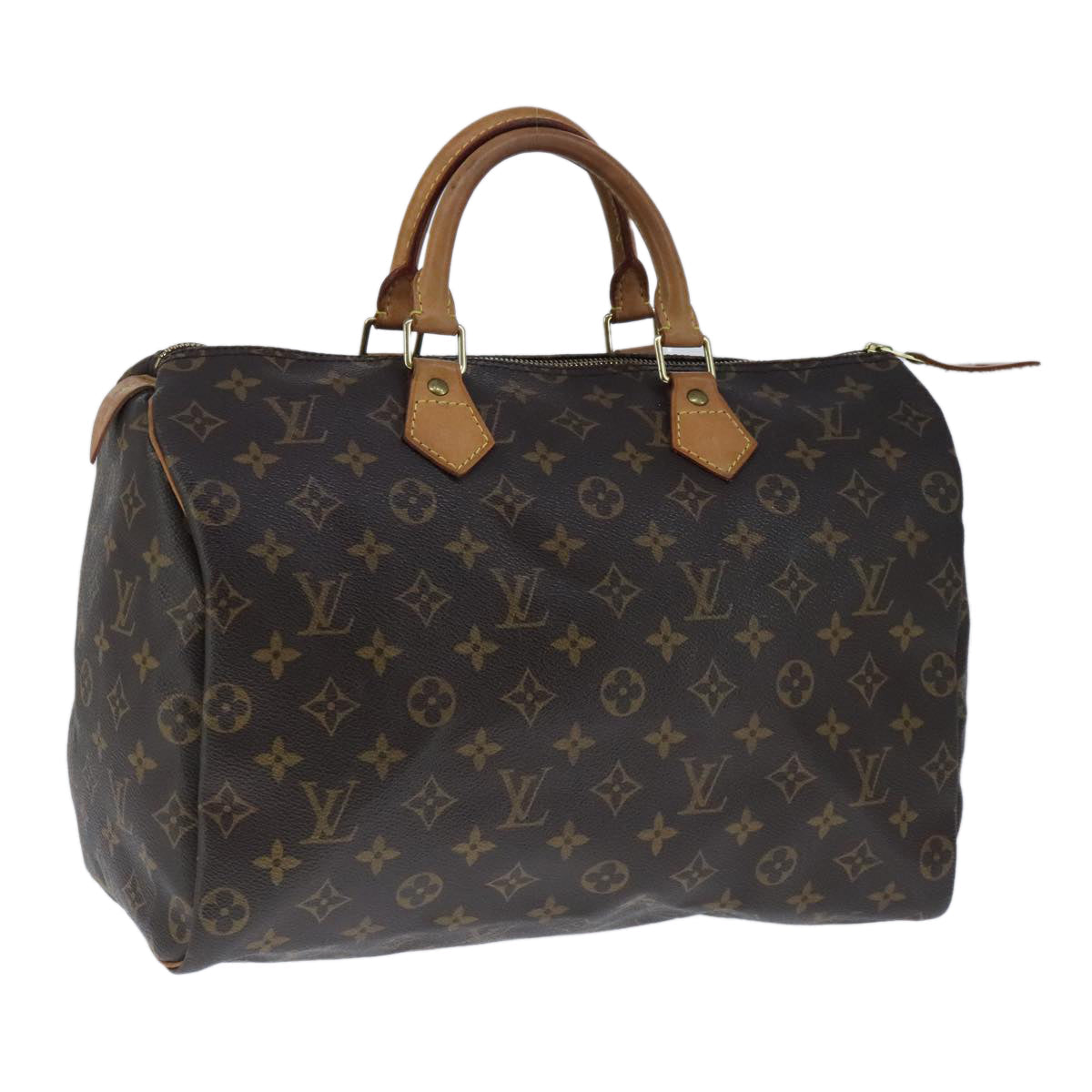 LOUIS VUITTON Monogram Speedy 35 Hand Bag M41524 LV mr754