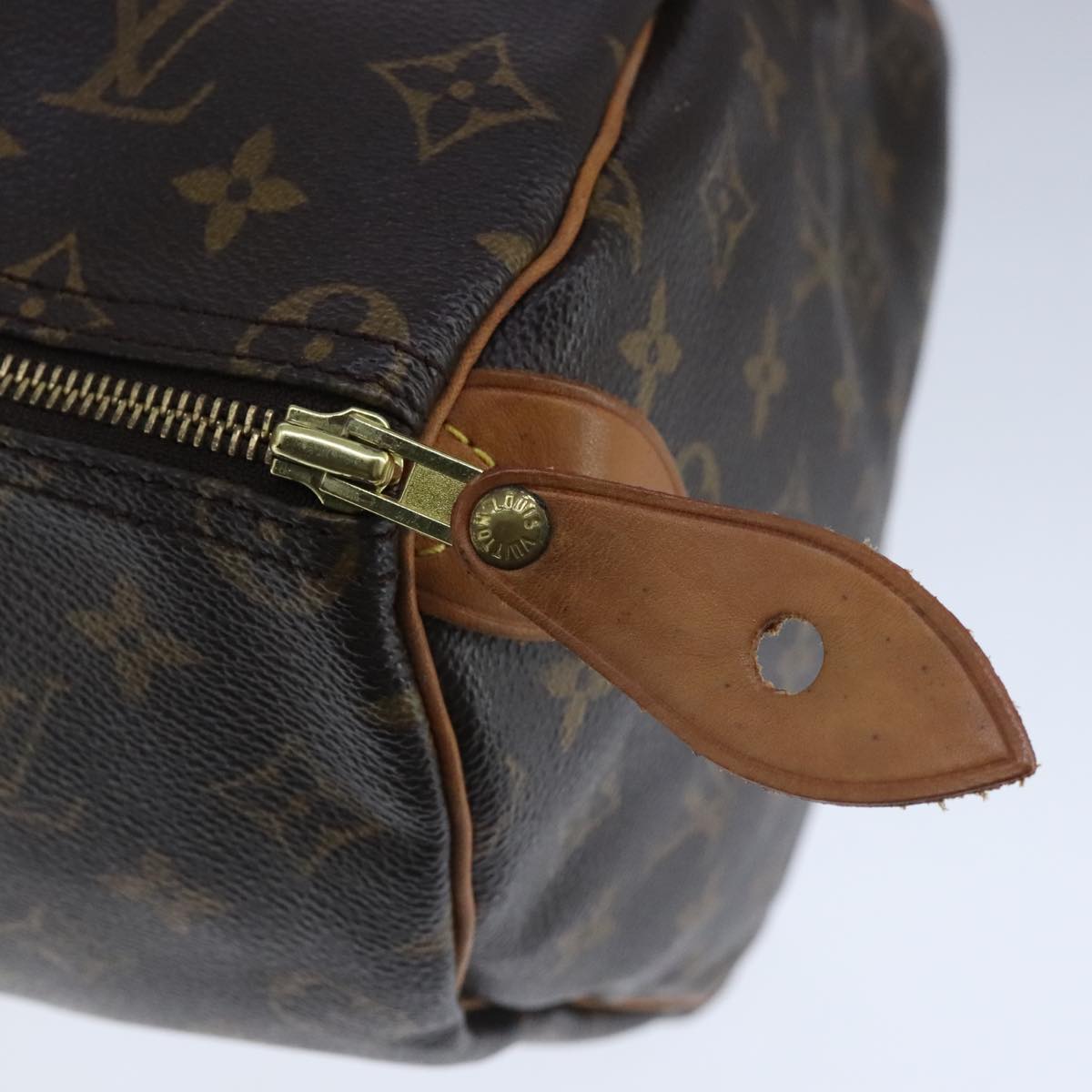 LOUIS VUITTON Monogram Speedy 35 Hand Bag M41524 LV mr754