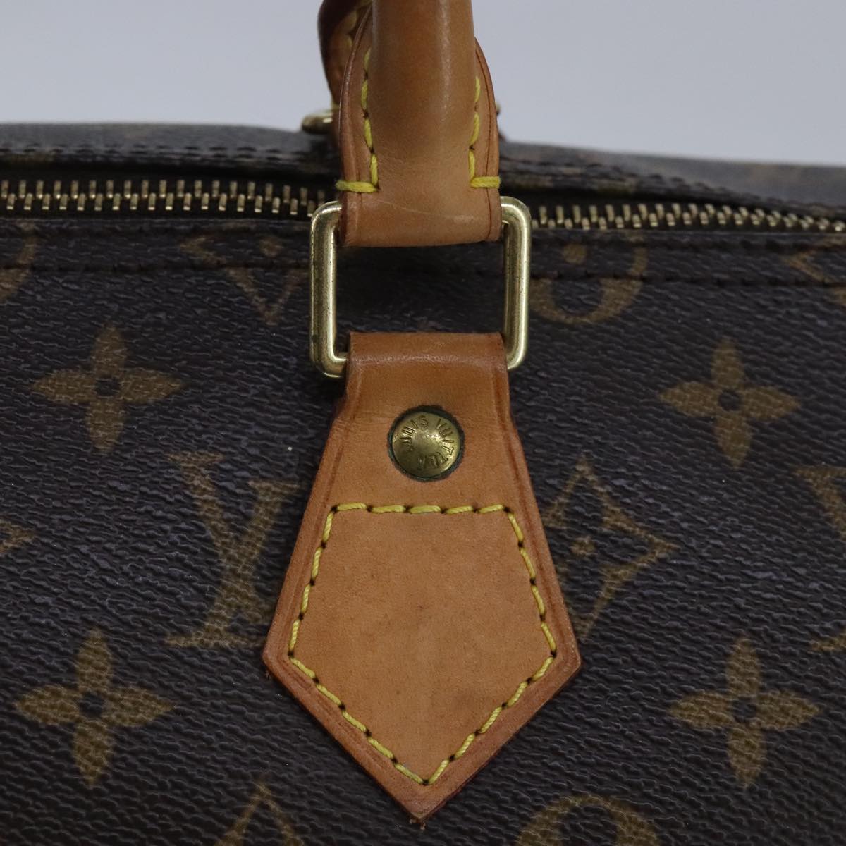 LOUIS VUITTON Monogram Speedy 35 Hand Bag M41524 LV mr754