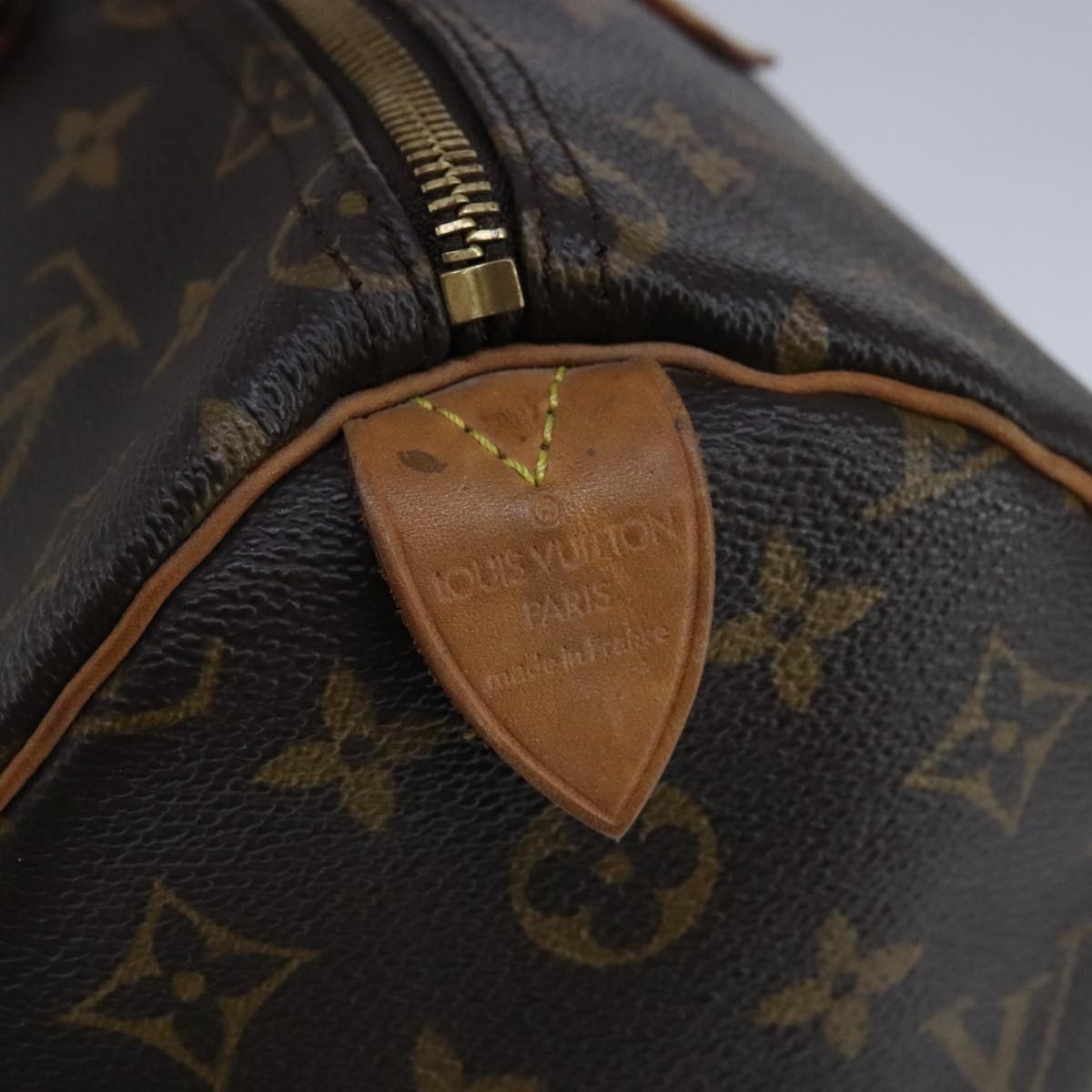 LOUIS VUITTON Monogram Speedy 35 Hand Bag M41524 LV mr754