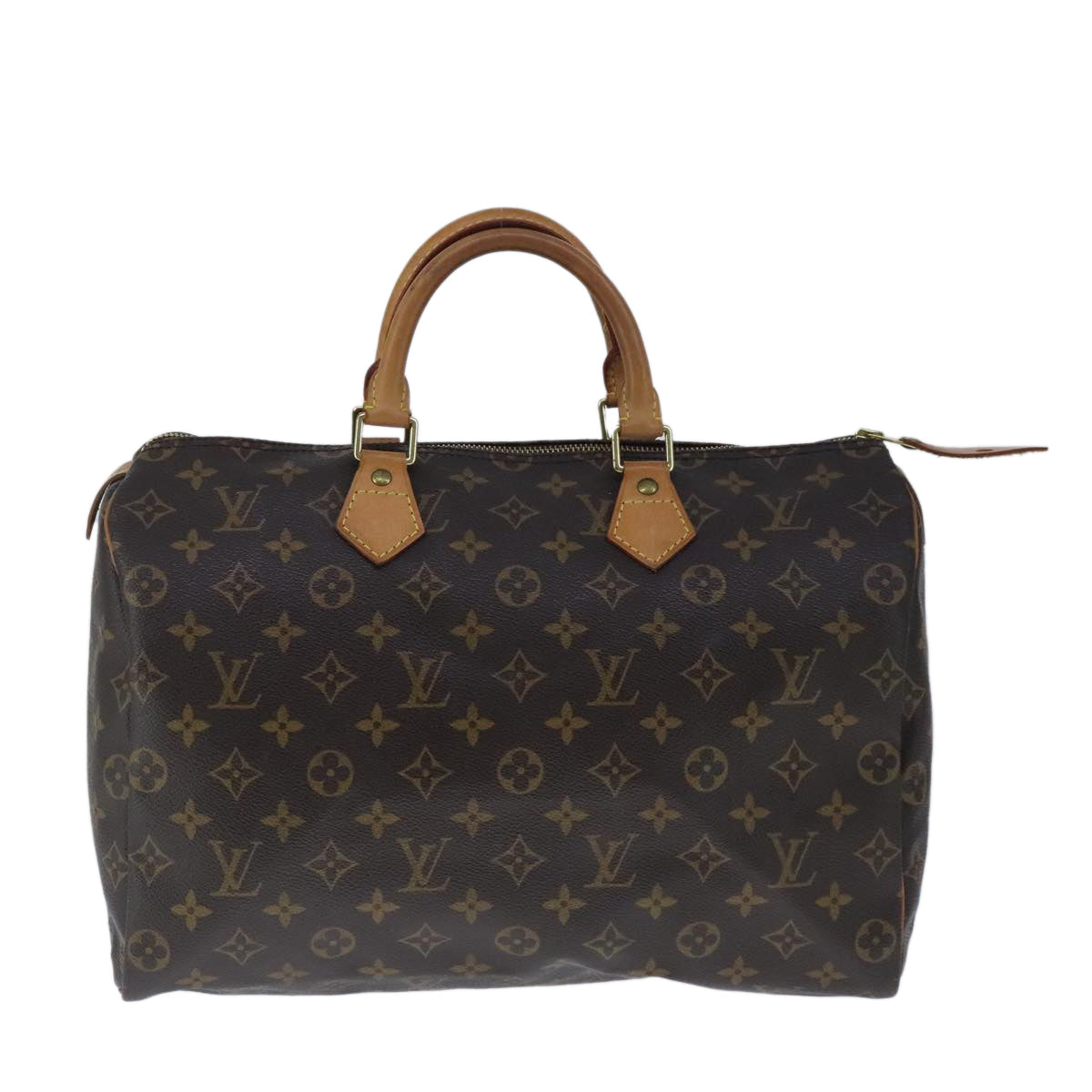 LOUIS VUITTON Monogram Speedy 35 Hand Bag M41524 LV mr754