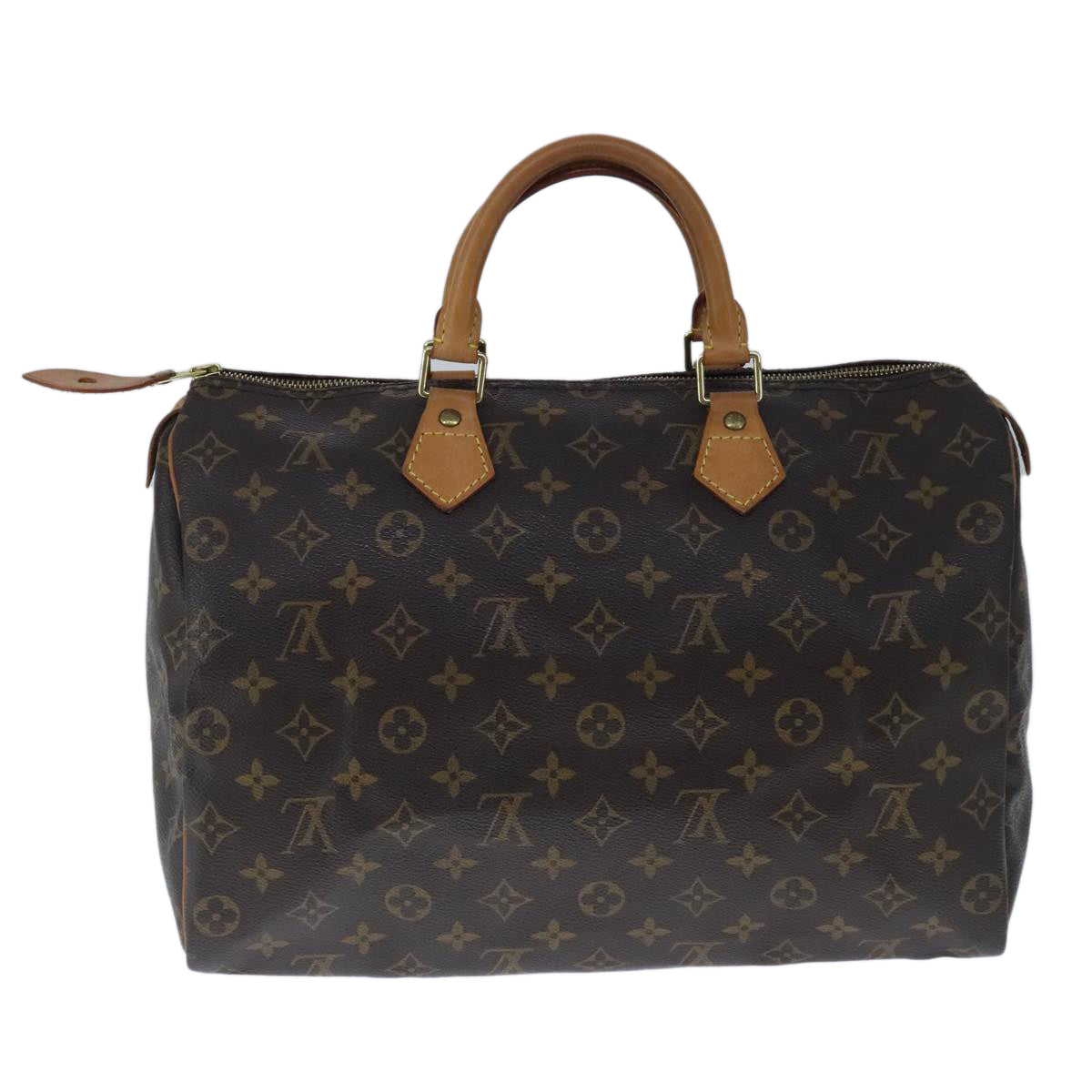 LOUIS VUITTON Monogram Speedy 35 Hand Bag M41524 LV mr754