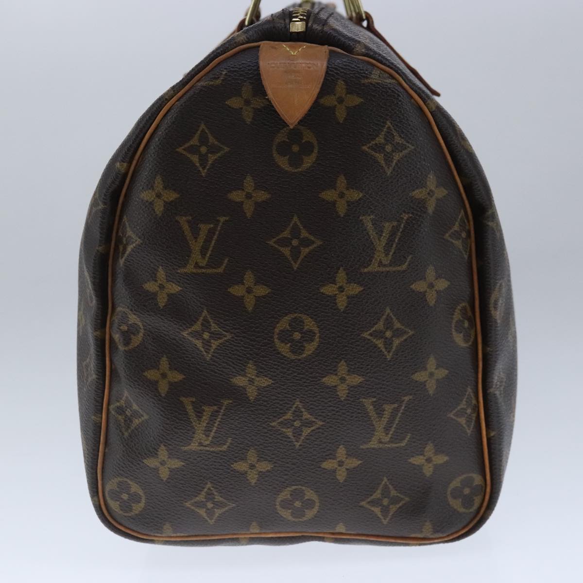 LOUIS VUITTON Monogram Speedy 35 Hand Bag M41524 LV mr754