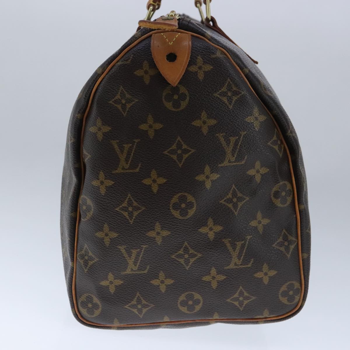 LOUIS VUITTON Monogram Speedy 35 Hand Bag M41524 LV mr754