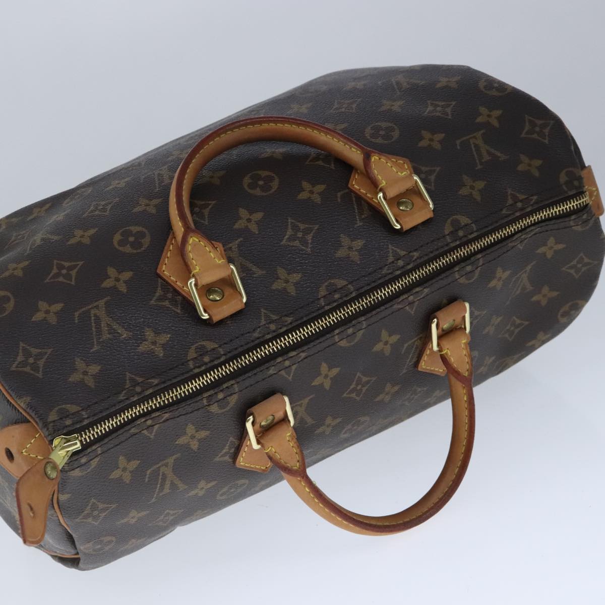 LOUIS VUITTON Monogram Speedy 35 Hand Bag M41524 LV mr754