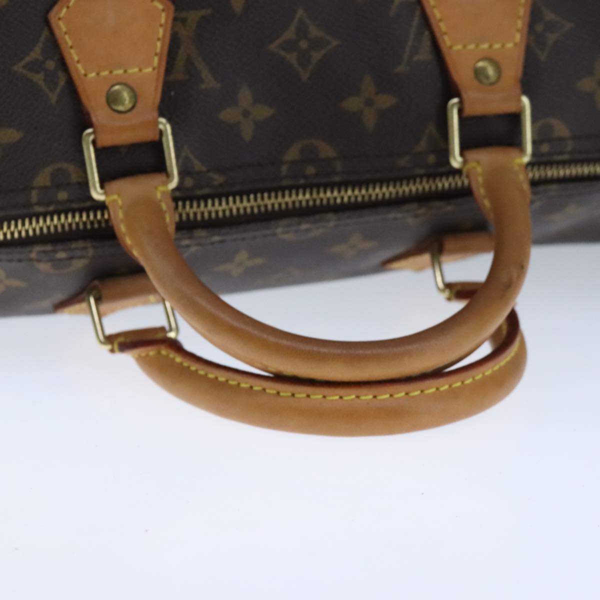 LOUIS VUITTON Monogram Speedy 35 Hand Bag M41524 LV mr754