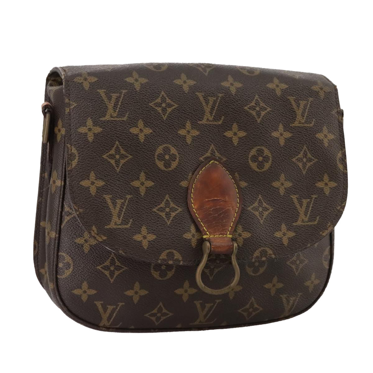 LOUIS VUITTON Monogram Saint Cloud GM Shoulder Bag M51242 LV mr842