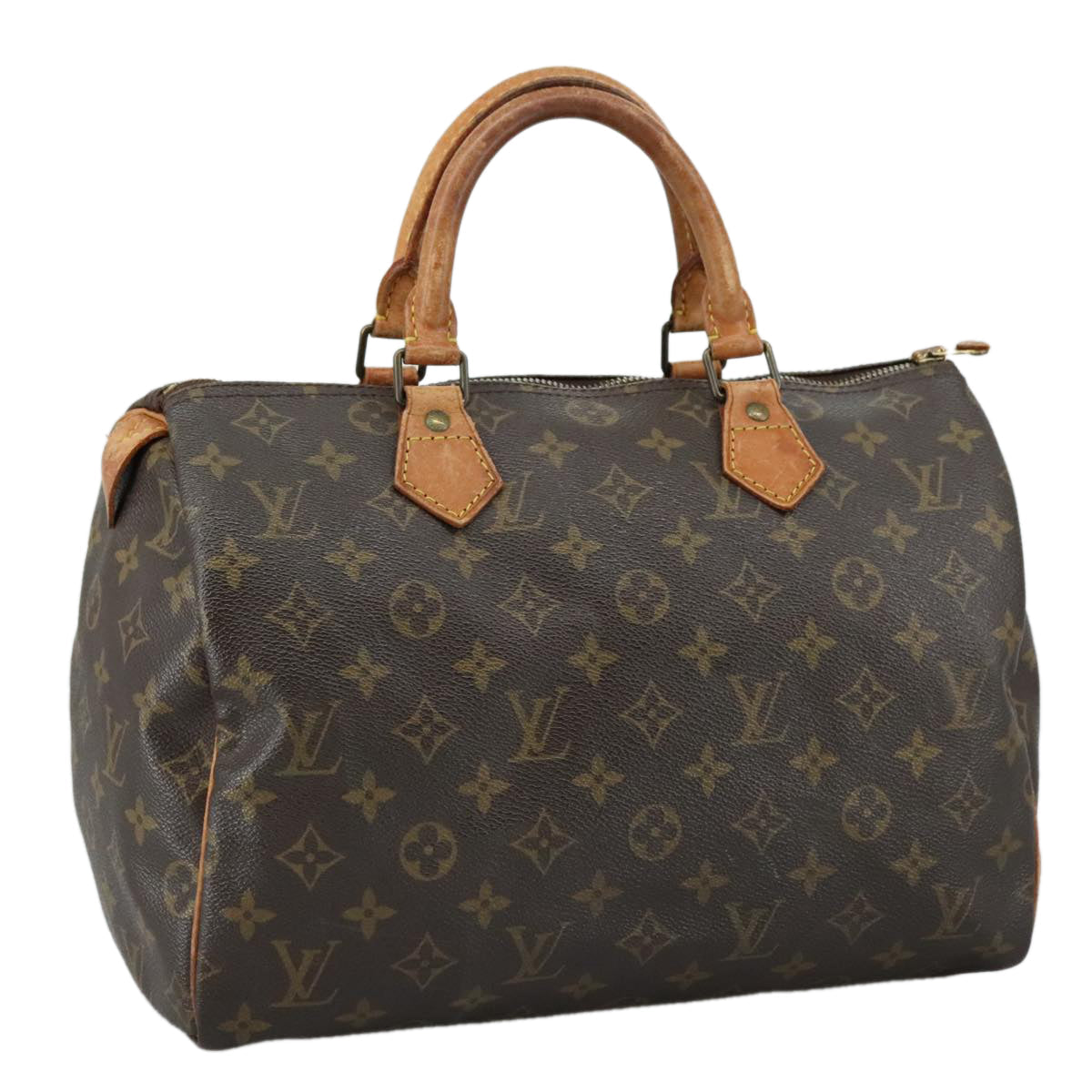 LOUIS VUITTON Monogram Speedy 30 Hand Bag M41526 LV mr844