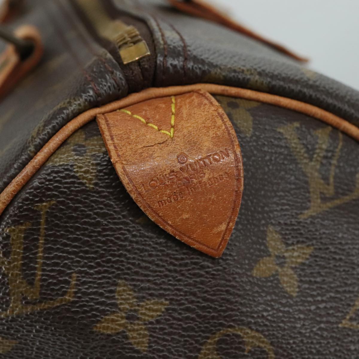 LOUIS VUITTON Monogram Speedy 30 Hand Bag M41526 LV mr844