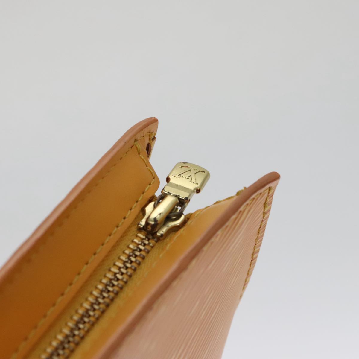 LOUIS VUITTON Epi Saint Jacques Hand Bag Yellow M52279 LV mr847