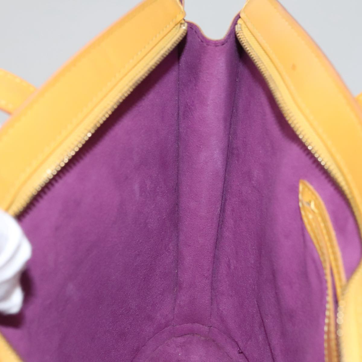 LOUIS VUITTON Epi Saint Jacques Hand Bag Yellow M52279 LV mr847