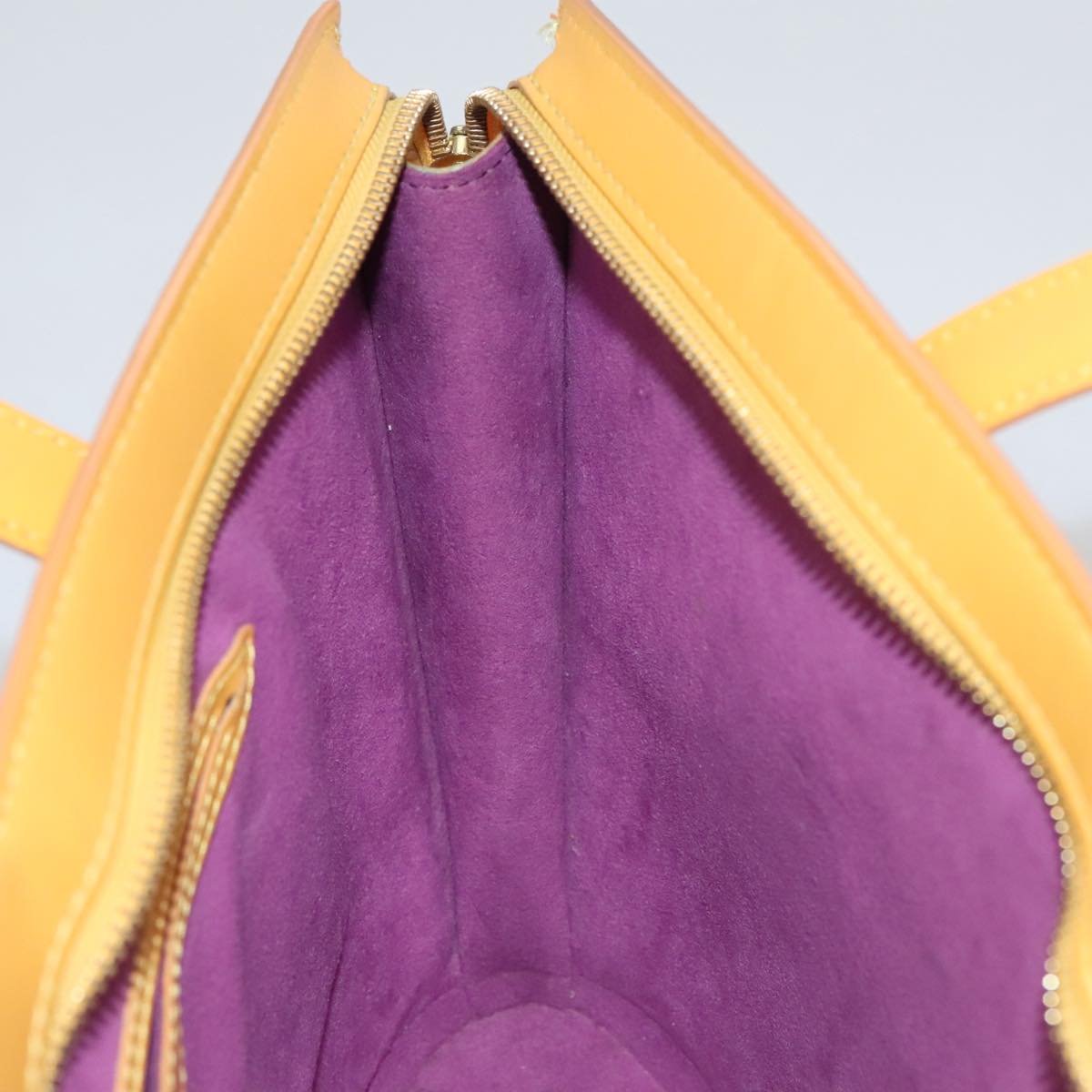 LOUIS VUITTON Epi Saint Jacques Hand Bag Yellow M52279 LV mr847
