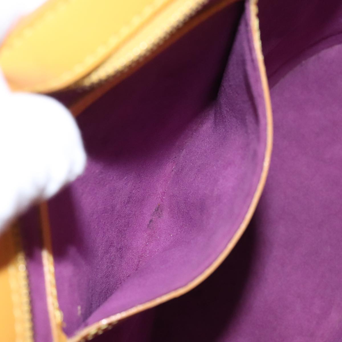 LOUIS VUITTON Epi Saint Jacques Hand Bag Yellow M52279 LV mr847