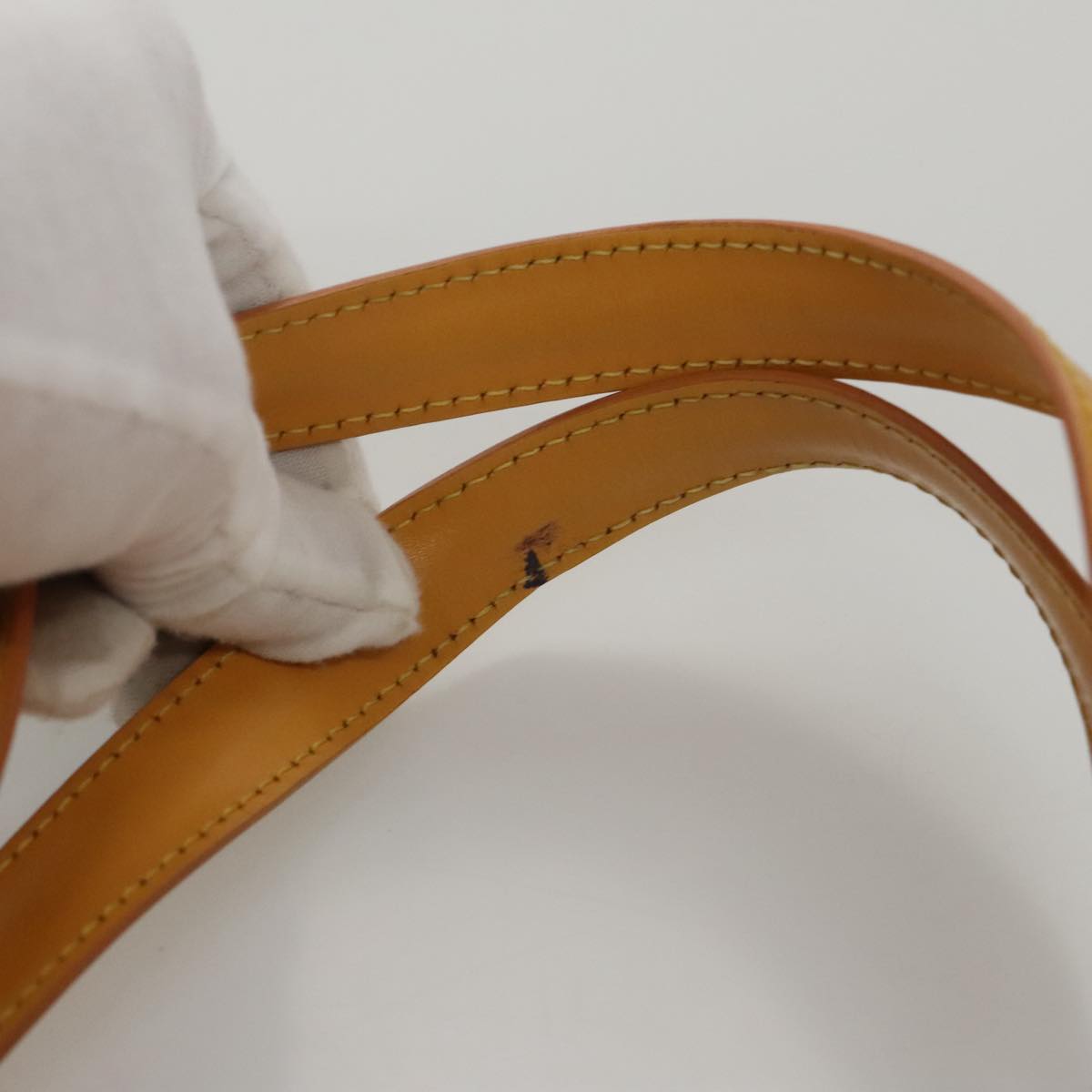 LOUIS VUITTON Epi Saint Jacques Hand Bag Yellow M52279 LV mr847