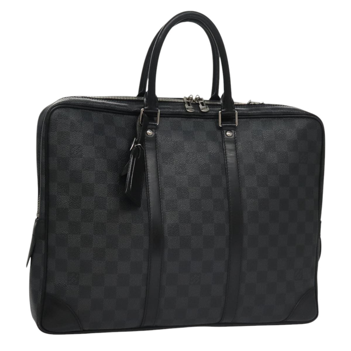 LOUIS VUITTON Damier Grafitte Porte Documents Voyage Bag N41125 LV mr848