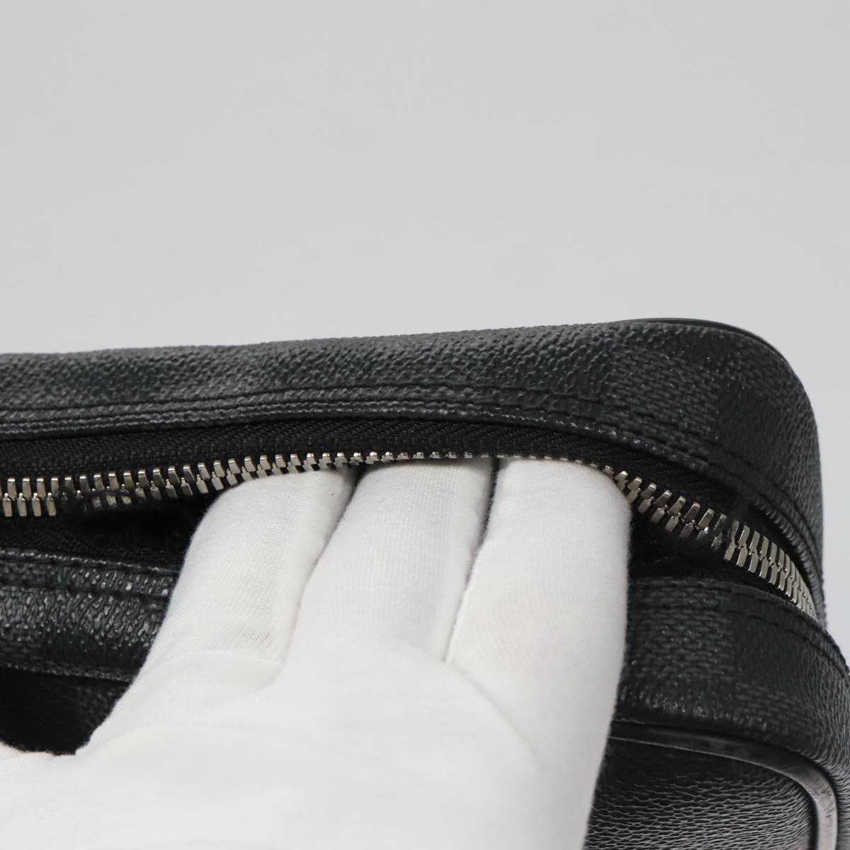 LOUIS VUITTON Damier Grafitte Porte Documents Voyage Bag N41125 LV mr848