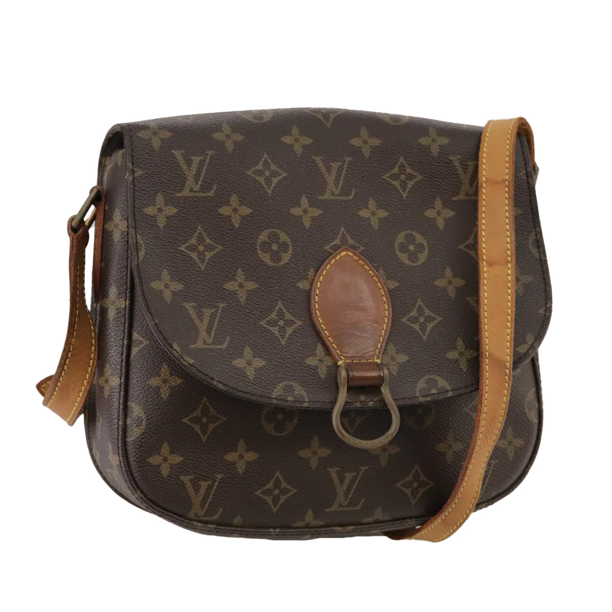 LOUIS VUITTON Monogram Saint Cloud GM Shoulder Bag M51242 LV mr851