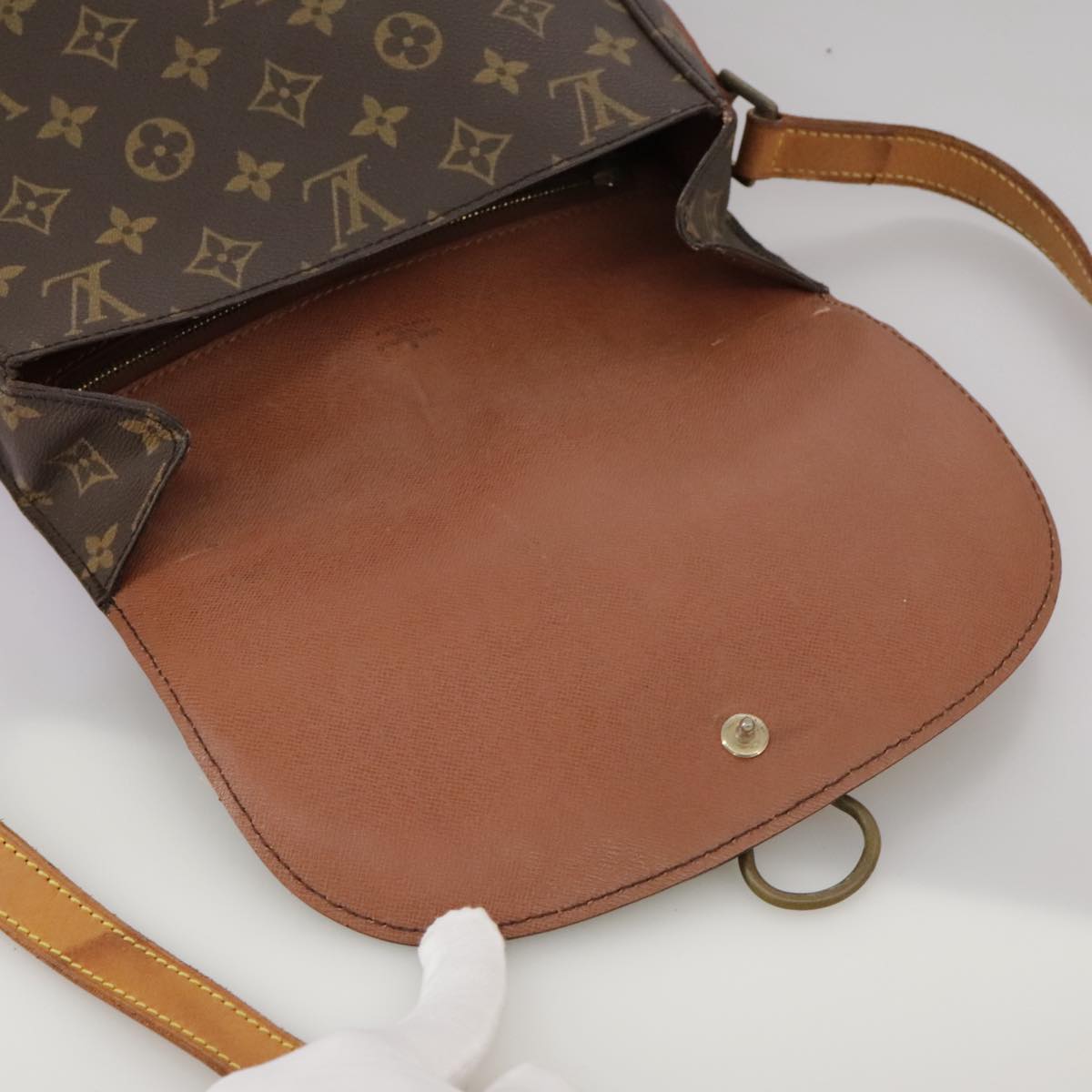 LOUIS VUITTON Monogram Saint Cloud GM Shoulder Bag M51242 LV mr851