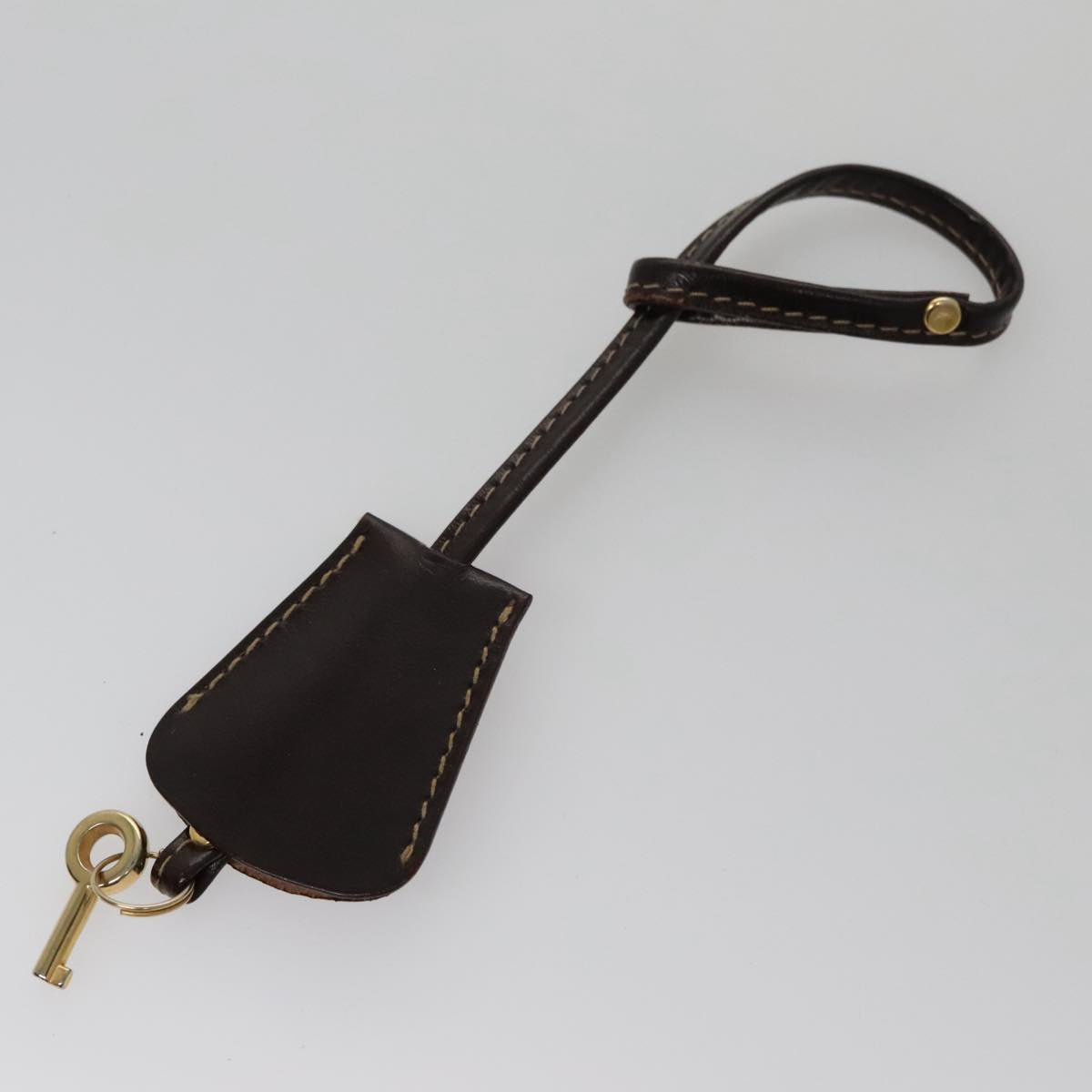 FENDI Zucca Canvas Vanity Pouch Brown Black mr871