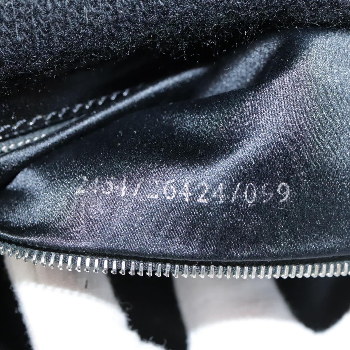 FENDI Mamma Baguette Shoulder Bag Knit Black mr909A