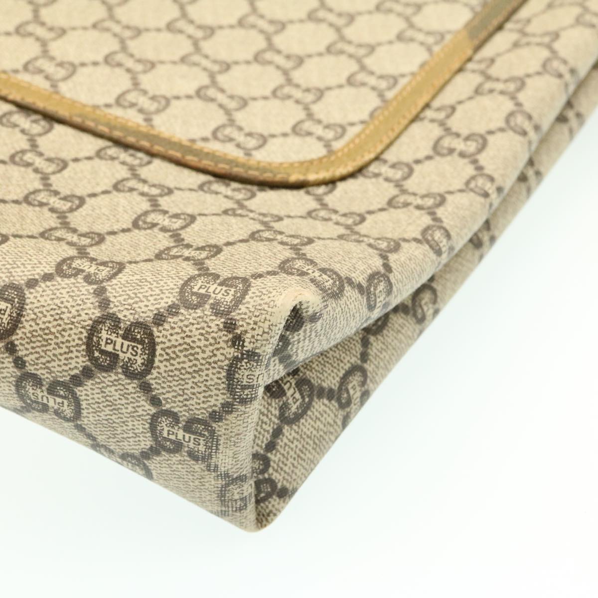 GUCCI Web Sherry Line GG Canvas Tote Bag Beige Red Green ms041