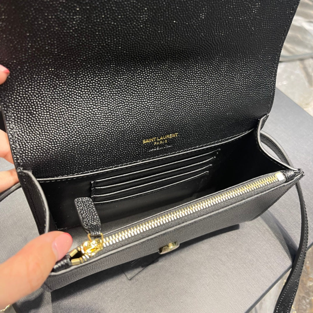 GLAMI Kate Belt Bag Black For Women, Women’s Bags 7in/18cm YSL 534395BOW0J1000