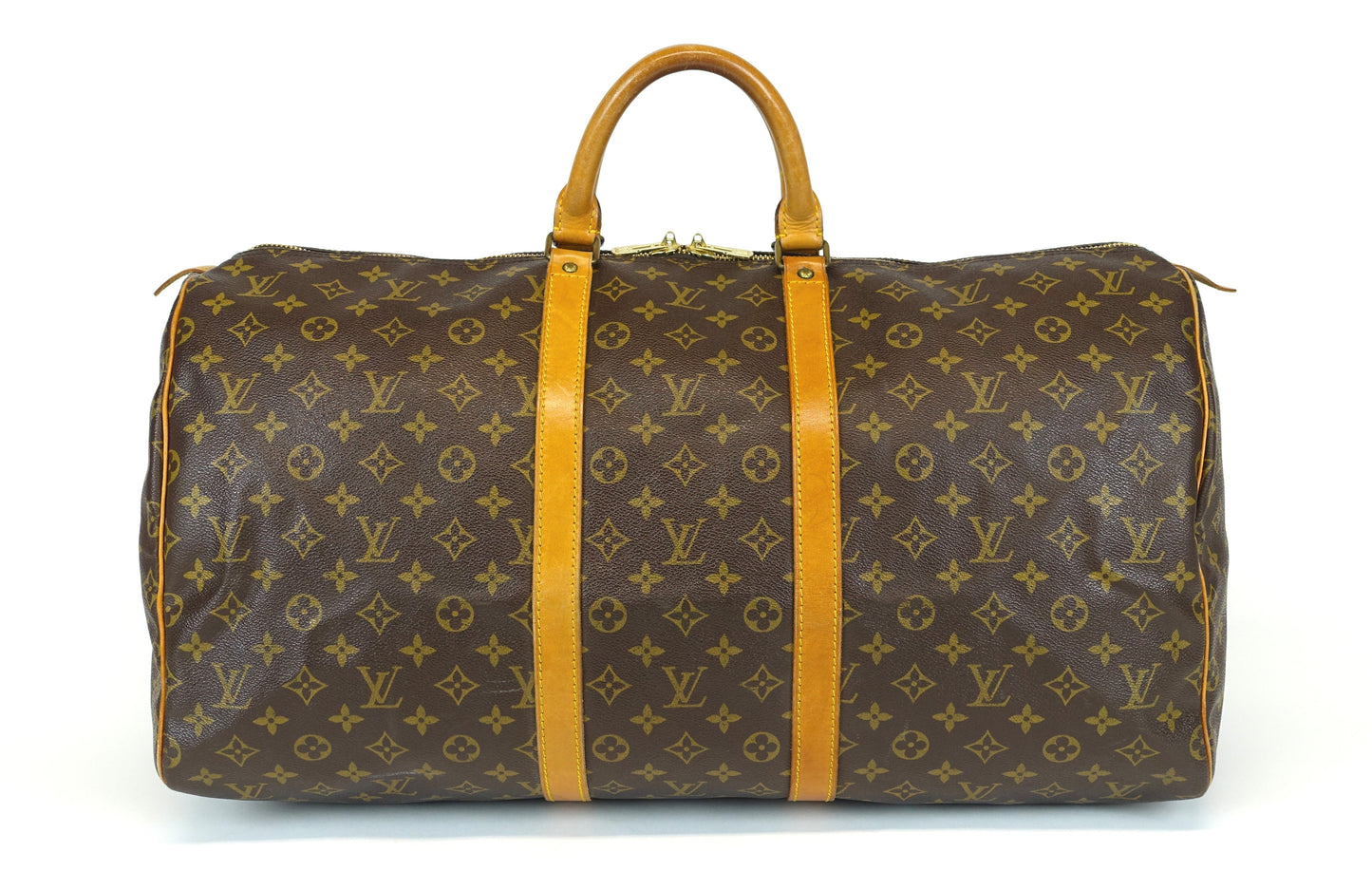 Louis Vuitto Vintage Keepall 55 Monogram Canvas Travel Bag