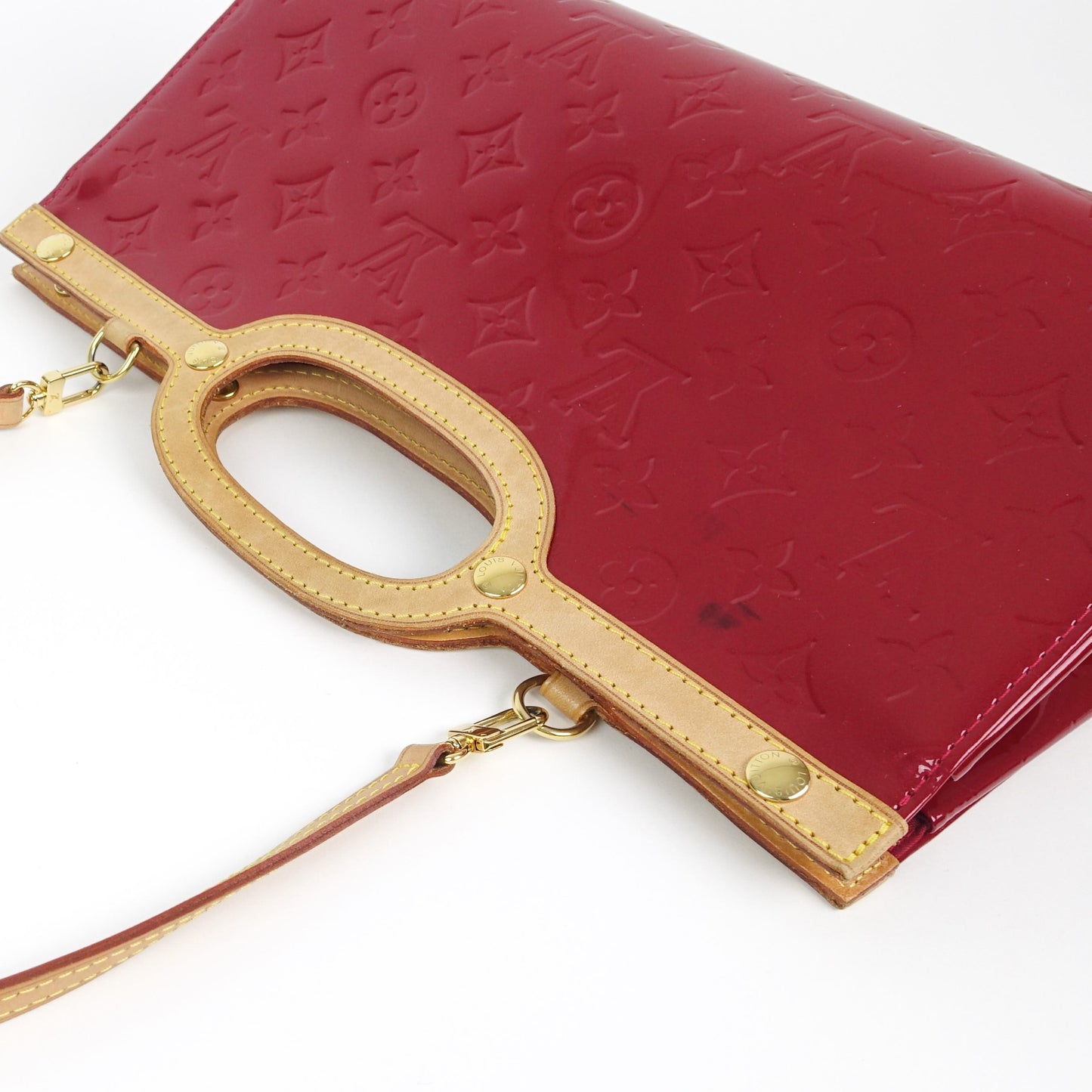 Louis Vuitto Roxbury Drive Monogram Vernis Leather Handbag