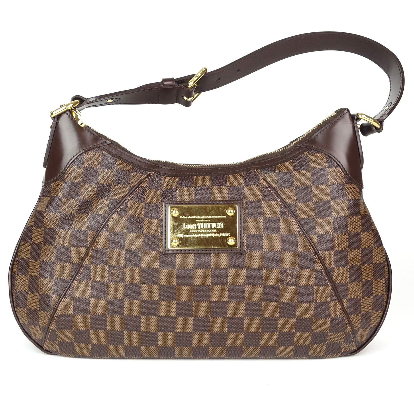 Louis Vuitto Thames GM Damier Ebene Canvas Shoulder Bag