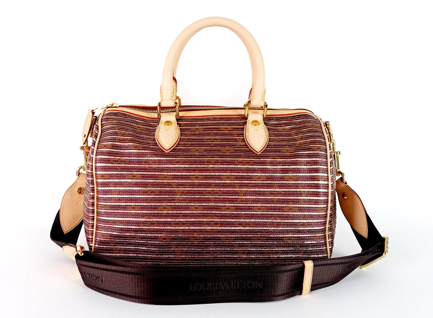 Louis Vuitto Eden Speedy Bandouliere 30 Canvas Handbag - 2010 Limited Edition