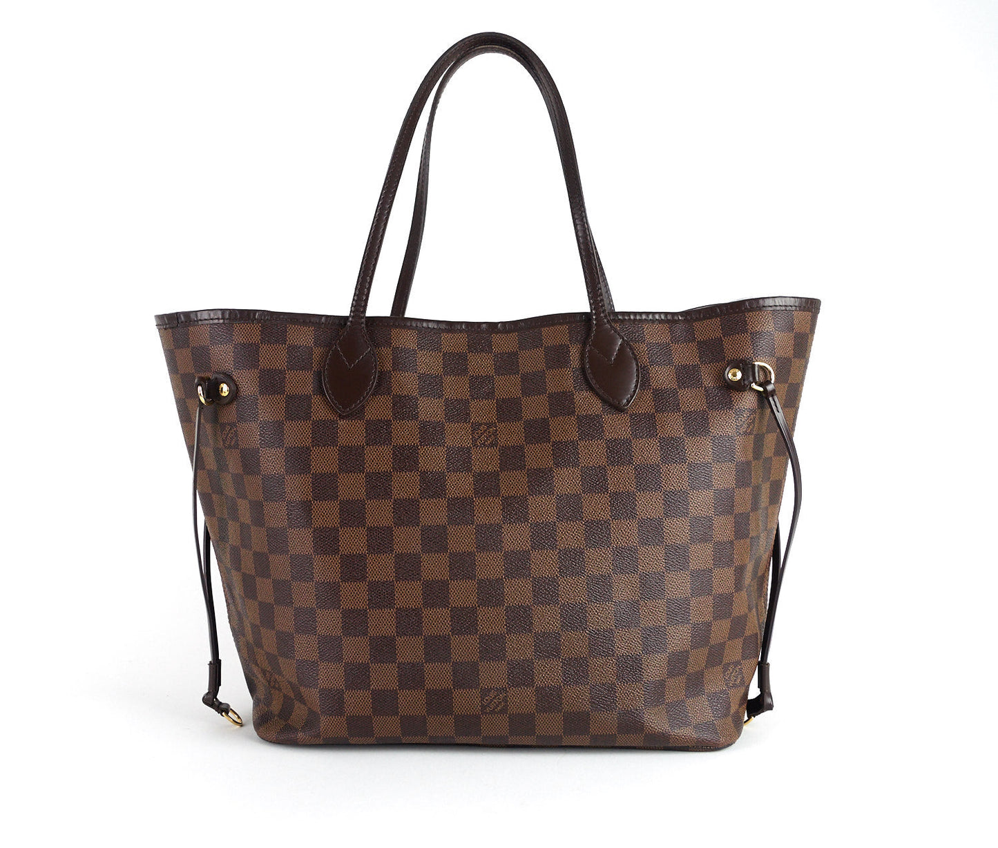 Louis Vuitto Neverfull MM Damier EbÃ¨ne Canvas Tote Bag