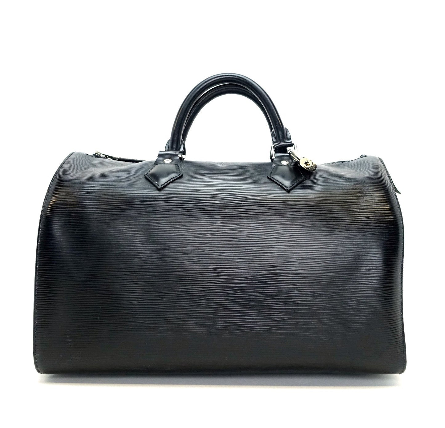 Louis Vuitto Speedy 30 Black Epi Leather Handbag
