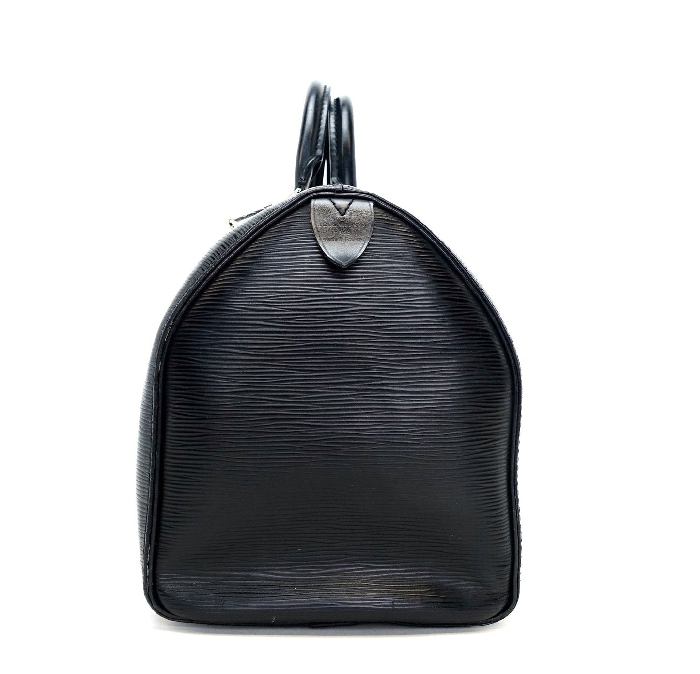 Louis Vuitto Speedy 30 Black Epi Leather Handbag