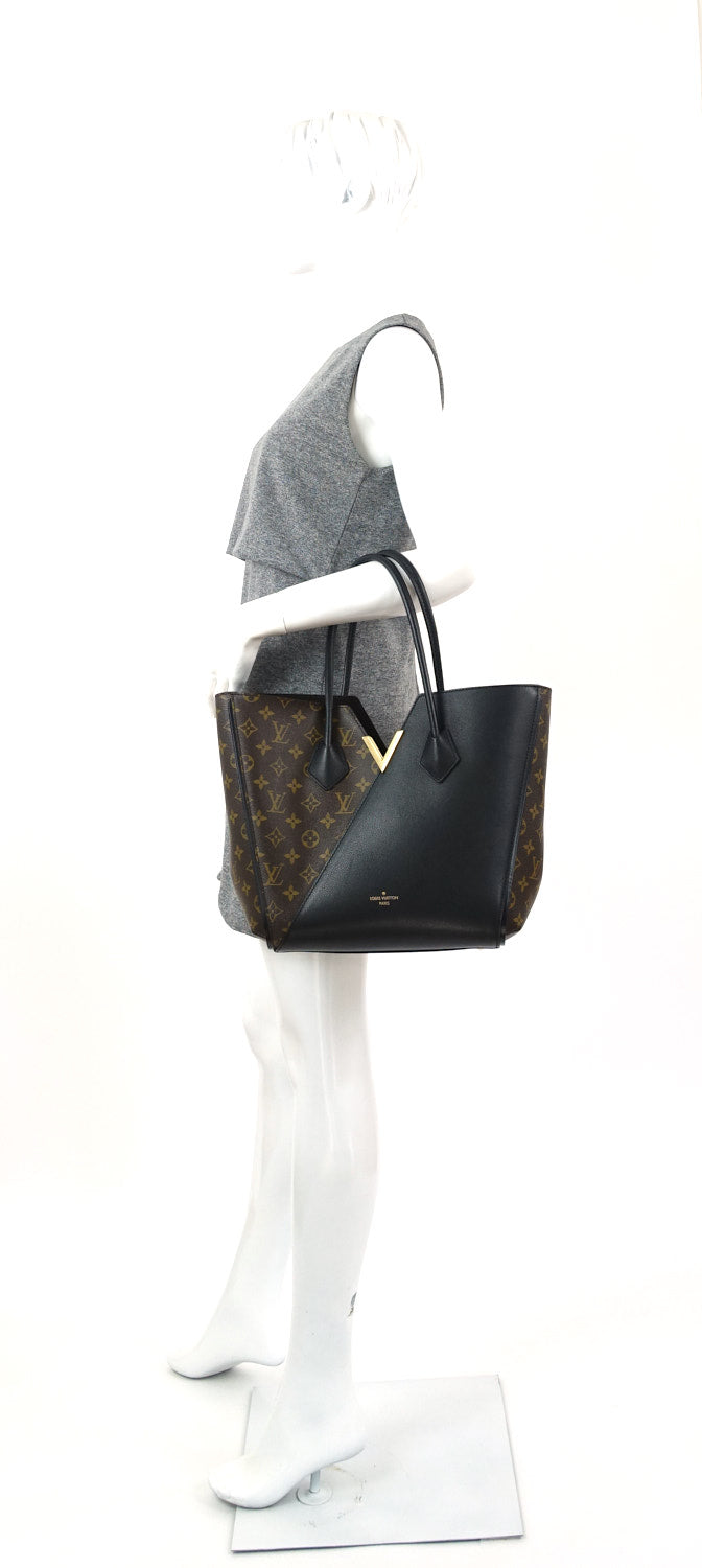 Louis Vuitto Kimono Monogram Canvas and Calfskin Leather Tote Bag