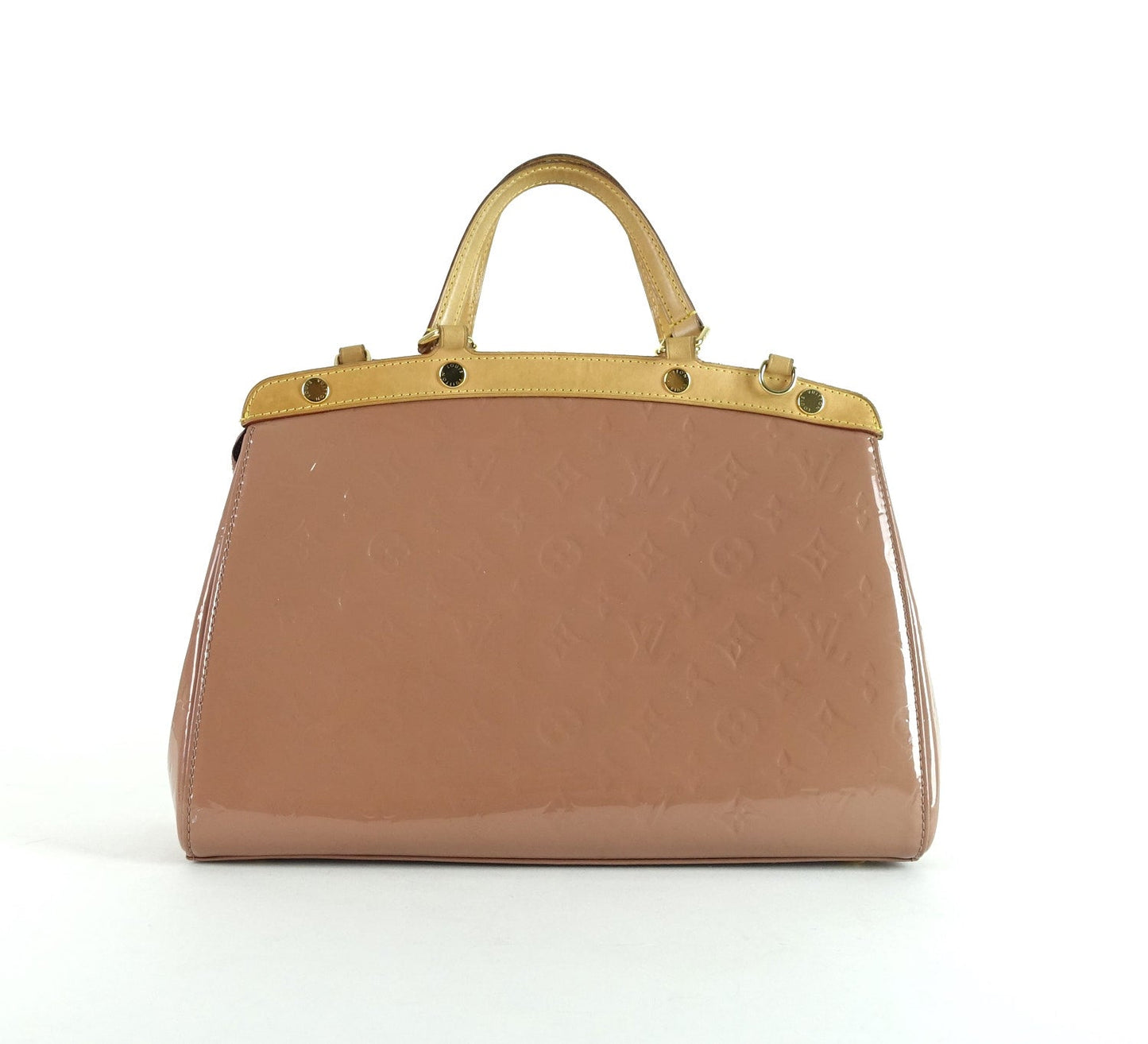 Louis Vuitto Brea MM Monogram Vernis Leather Handbag