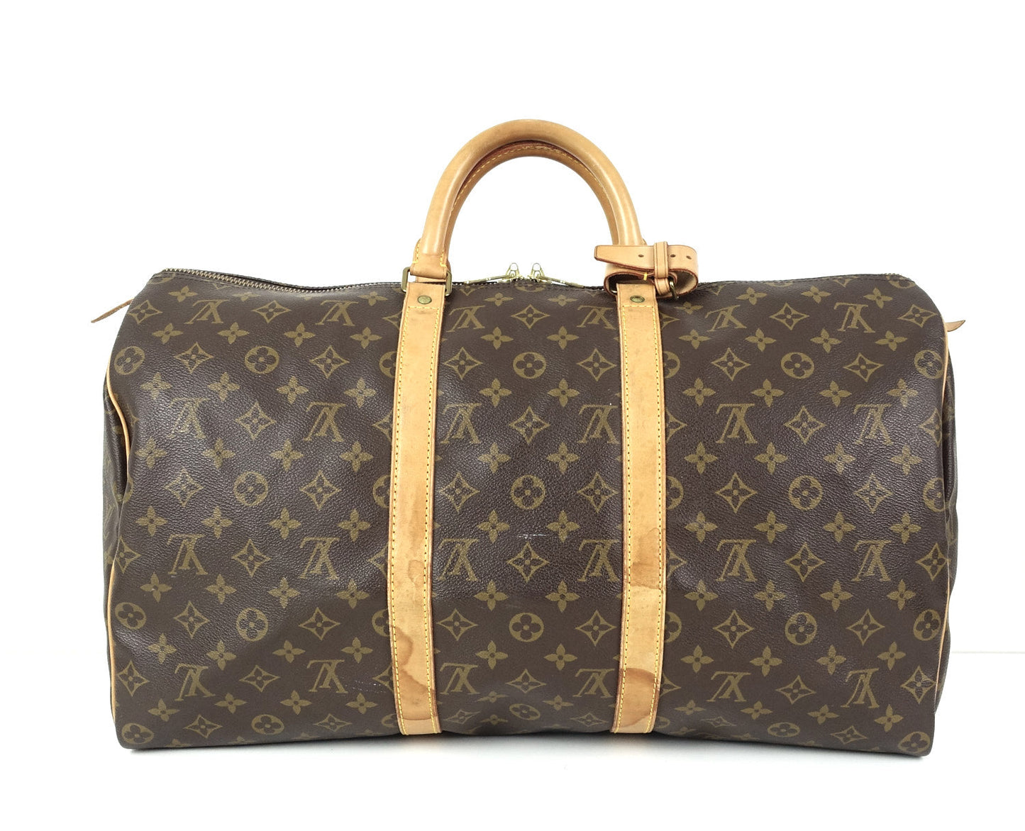 Louis Vuitto Keepall 50 Monogram Canvas Travel Bag