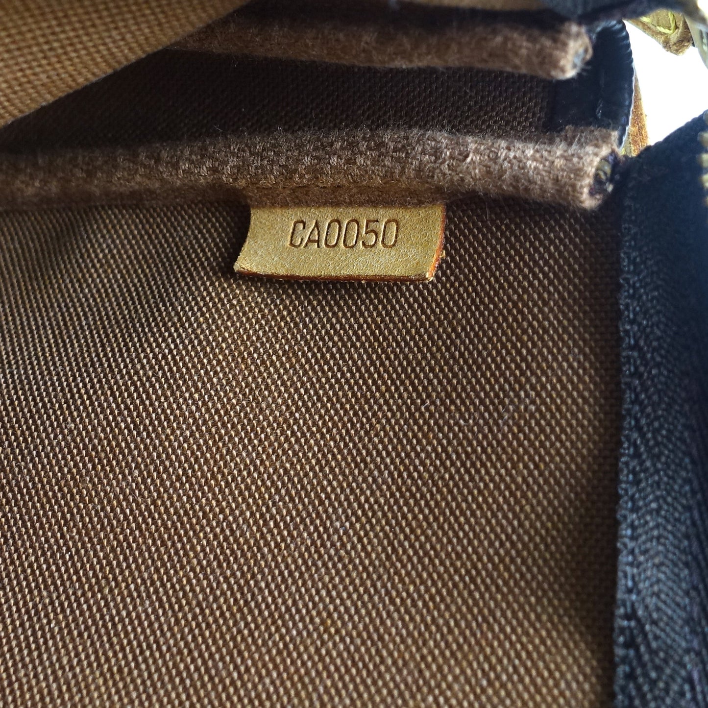 Louis Vuitto Pochette Accessoires Monogram Canvas Bag with Long Strap